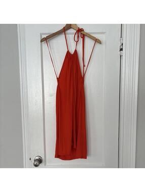 & Other Stories Women's Orange and Red Dress